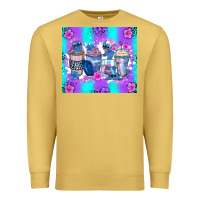 Antique Gold stitch coffee cups Premium Sweatshirt - Zillion Design Studio