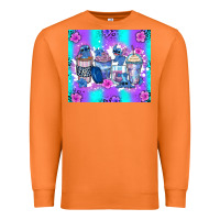 Carrot stitch coffee cups Premium Sweatshirt - Zillion Design Studio
