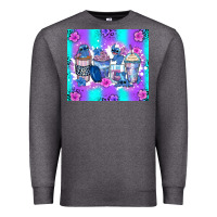 Charcoal Heather stitch coffee cups Premium Sweatshirt - Zillion Design Studio