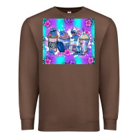 Chestnut stitch coffee cups Premium Sweatshirt - Zillion Design Studio