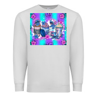 Dove Grey stitch coffee cups Premium Sweatshirt - Zillion Design Studio