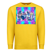 Lemon stitch coffee cups Premium Sweatshirt - Zillion Design Studio
