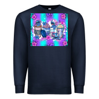 Navy stitch coffee cups Premium Sweatshirt - Zillion Design Studio