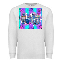 Oatmeal Heather stitch coffee cups Premium Sweatshirt - Zillion Design Studio