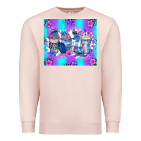 Pale Pink stitch coffee cups Premium Sweatshirt - Zillion Design Studio