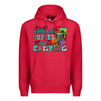Cardinal weekend coffee and camping Premium Hoodie - AdoDesignShop