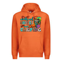 Carrot weekend coffee and camping Premium Hoodie - AdoDesignShop