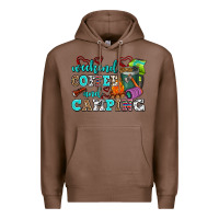 Chestnut weekend coffee and camping Premium Hoodie - AdoDesignShop