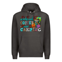 Smoke weekend coffee and camping Premium Hoodie - AdoDesignShop