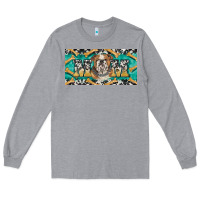 Heather Grey english bulldog mom  license plate template Long Sleeve Tee - BarkalooDesign