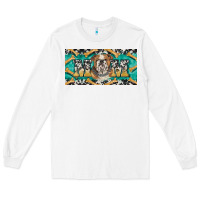 White english bulldog mom  license plate template Long Sleeve Tee - BarkalooDesign
