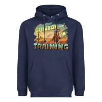 Navy cowboy in training Heavyweight Hoodie - texasbilliewilder