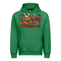 Emerald love christmas reindeer Urban Hoodie - Jasminsmagicworld