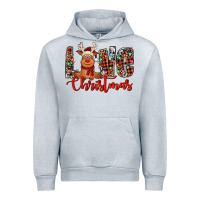 Heather Grey love christmas reindeer Urban Hoodie - Jasminsmagicworld