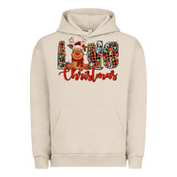 Pigment French Oak love christmas reindeer Urban Hoodie - Jasminsmagicworld