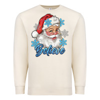 Sandshell santa blue believe Premium Sweatshirt - RanaPortraitStore