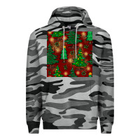 Slate Camo christmas trees seamless pattern Premium Hoodie - BundleAndBundleShop