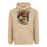 Mushroom cowboy killer with skull Heavyweight Hoodie - texasbilliewilder