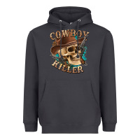 Smoke cowboy killer with skull Heavyweight Hoodie - texasbilliewilder