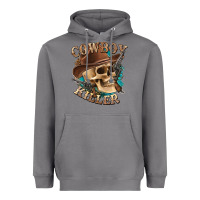 Storm cowboy killer with skull Heavyweight Hoodie - texasbilliewilder