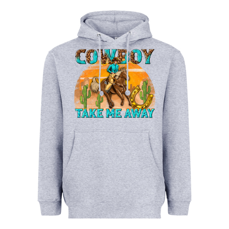 Cowboy Take Me Away Heavyweight Hoodie by texasbilliewilder | Teevron