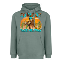 Sage cowboy take me away Heavyweight Hoodie - texasbilliewilder