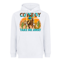 White cowboy take me away Heavyweight Hoodie - texasbilliewilder