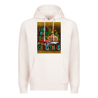 Pale Pink small town christmas church Premium Hoodie - AdoDesignShop