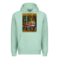 Seafoam small town christmas church Premium Hoodie - AdoDesignShop