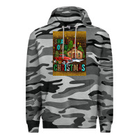 Slate Camo small town christmas church Premium Hoodie - AdoDesignShop