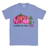 Colony Blue in october we wear pink pumpkin and sunflowers Classic Tee - RanaPortraitStore