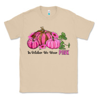 Mushroom in october we wear pink pumpkin and sunflowers Classic Tee - RanaPortraitStore