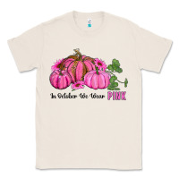 In October We Wear Pink Pumpkin And Sunflowers Classic Tee | Teevron