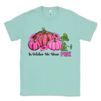 Seafoam in october we wear pink pumpkin and sunflowers Classic Tee - RanaPortraitStore