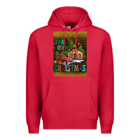 Cardinal small town christmas church Premium Hoodie - AdoDesignShop