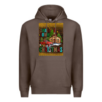 Coffee small town christmas church Premium Hoodie - AdoDesignShop