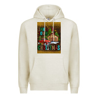 Oatmeal Heather small town christmas church Premium Hoodie - AdoDesignShop