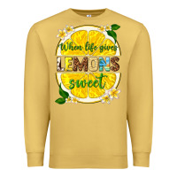 Antique Gold when life gives lemons sweet Premium Sweatshirt - texasbilliewilder