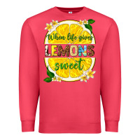 Cardinal when life gives lemons sweet Premium Sweatshirt - texasbilliewilder