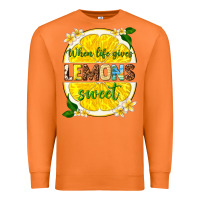 Carrot when life gives lemons sweet Premium Sweatshirt - texasbilliewilder