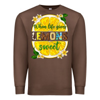 Chestnut when life gives lemons sweet Premium Sweatshirt - texasbilliewilder
