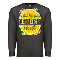 Smoke when life gives lemons sweet Premium Sweatshirt - texasbilliewilder