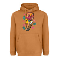 Meerkat cowgirl with lightning bolt Heavyweight Hoodie - texasbilliewilder