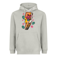 Moon Dust cowgirl with lightning bolt Heavyweight Hoodie - texasbilliewilder