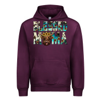Mauve Wine blessed mama Urban Hoodie - JahusDesignShop