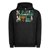 Pigment Black blessed mama Urban Hoodie - JahusDesignShop