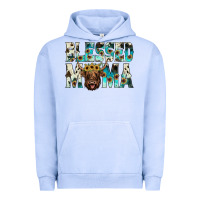 Pigment Grape Ice blessed mama Urban Hoodie - JahusDesignShop