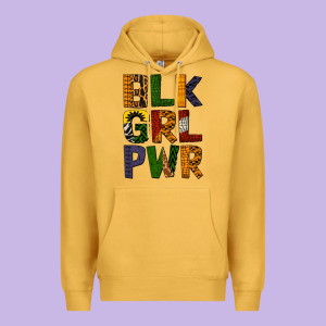 Black Girl Power Premium Hoodie Designed By Bundleandbundleshop