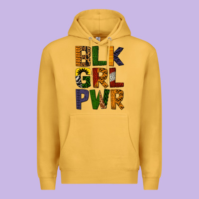 Black Girl Power Premium Hoodie Designed By Bundleandbundleshop