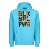 Ocean Blue black girl power Premium Hoodie - BundleAndBundleShop